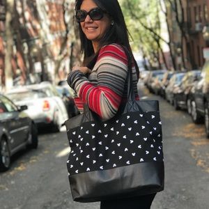 Print Disney Tote bag / Vegan Leather